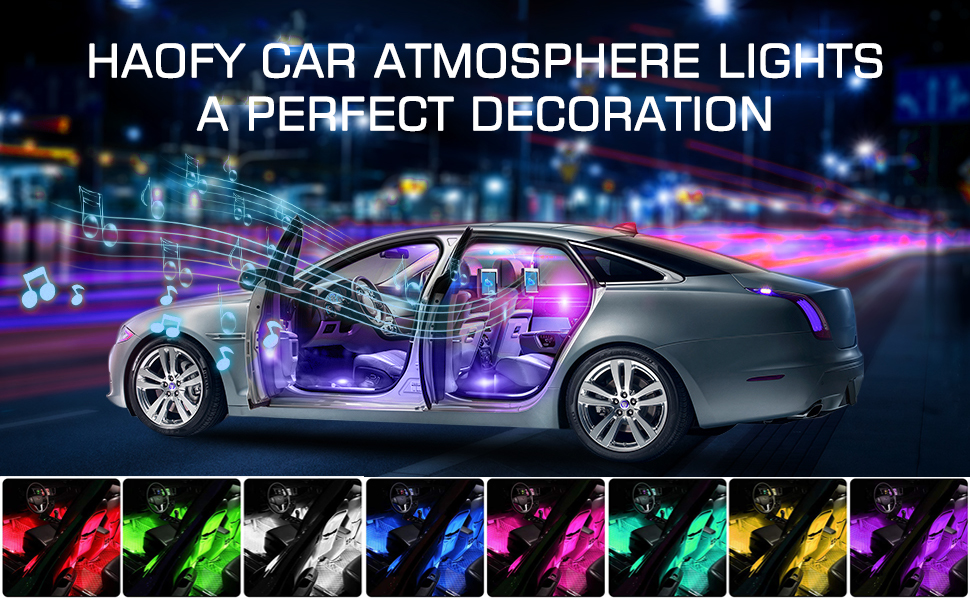 led car atmosphere lights
