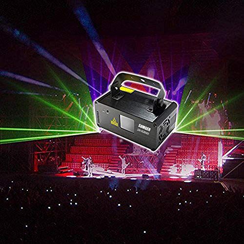 Sumger Professional DMX512 LED Stage Light RGB Laser Scanner DJ Disco