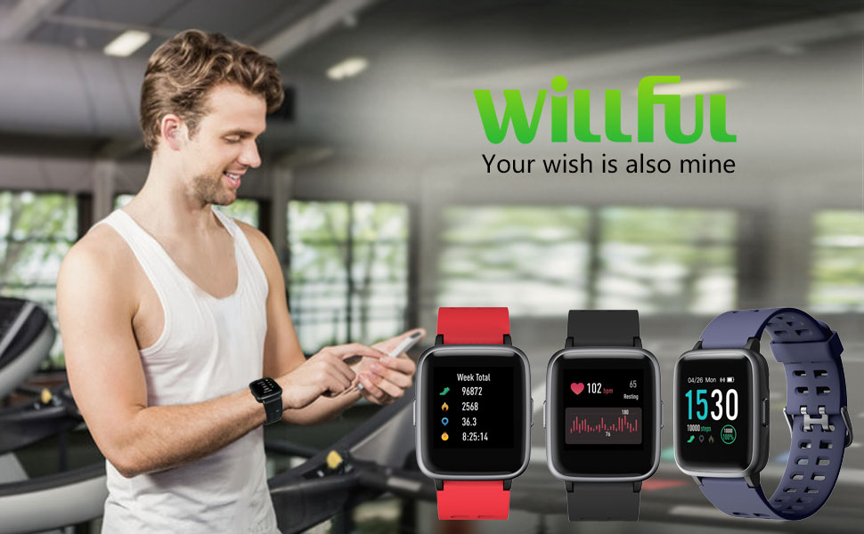 willful smart watch fitness tracker watch waterproof