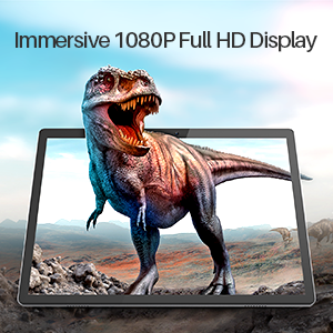 10 inch 1080p display tablet