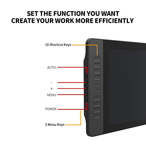 GAOMON PD1560 15.6 Inches 8192 Levels Pen Display with Arm Stand 1920 x ...