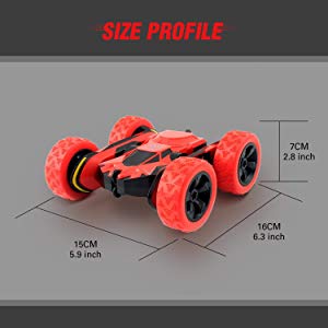 RC Toy Car Size Profile