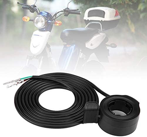 Accélérateur Au Pouce Pour Vélo Ou Scooter électrique - Commande De Vitesse - Compatible Guidon 22,5 Mm - 3 Fils (rouge, Noir, Vert)