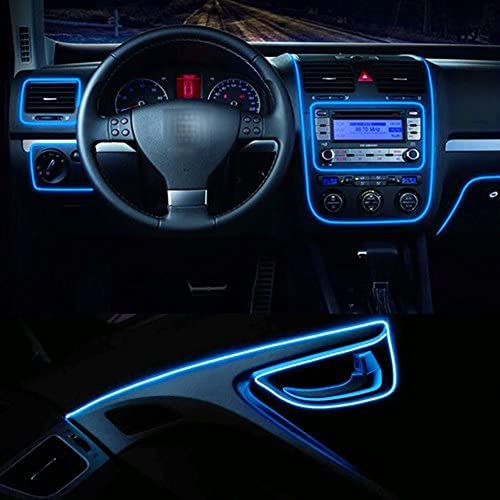 Car Interior Light Strip, 12V Neon Atmosphere Glowing Strobing