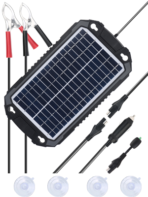 6W SOLAR BATTERY CHARGER MAINTAINER