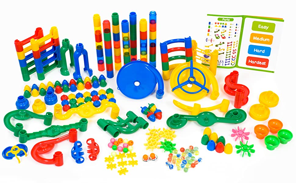 marble run toys building stem learning race tracks kids gifts marbles maze sets game games