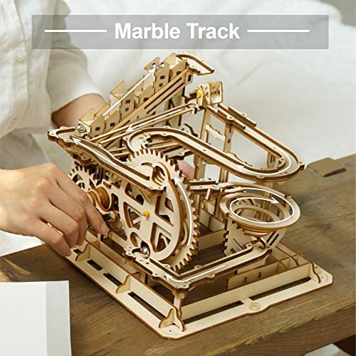 ROKR Marble Run Wooden Model Kits 3D Puzzle Mechanical Puzzles for