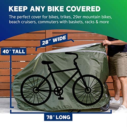 YardStash Waterproof Bike Cover Outdoor Bicycle Cover for Waterproof