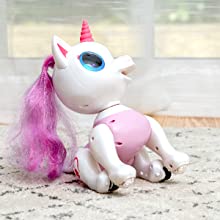 toys robot girls girl robots interactive small toy little remote control unicorn gifts walking kids