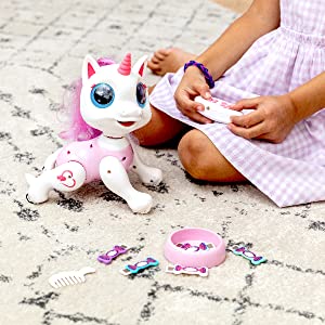 toys robot girls girl robots interactive small toy little remote control unicorn gifts walking kids